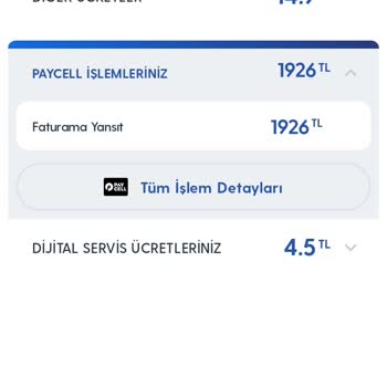 Turkcell Bilgim Dışında Yapılan İşlemler