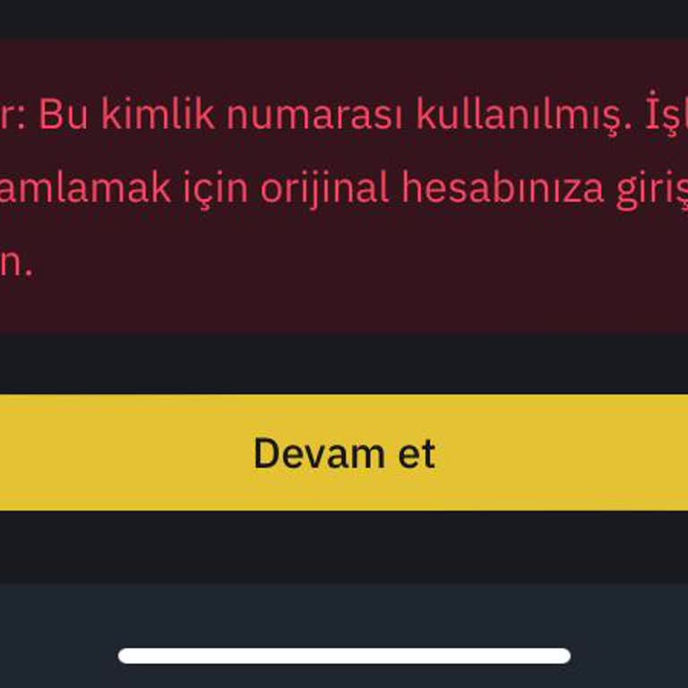 Binance TR Binance Orijinal Hesap Uyarısı
