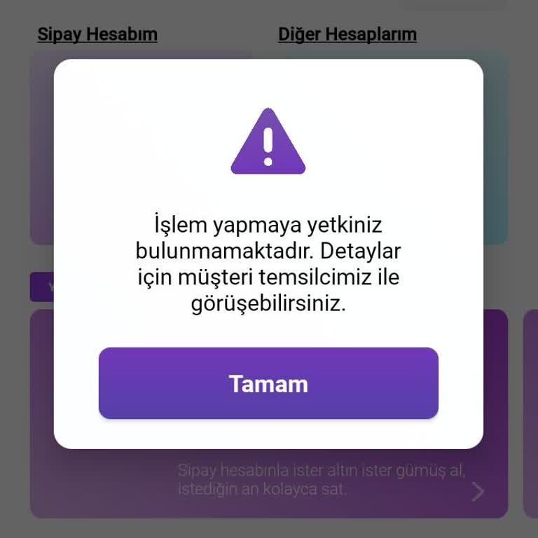 Sipay Hesaba Bloke Koyulması Ve İlgilenilmemesi