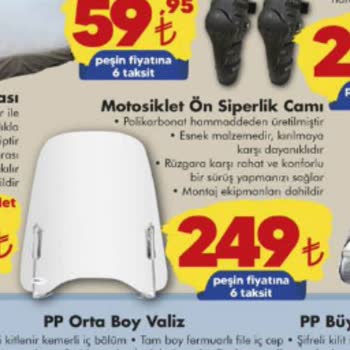 Şok Marketler Motor Aksesuar Eksik Parça