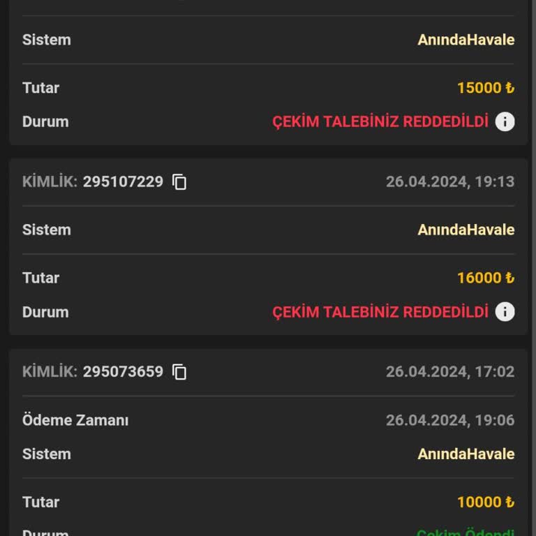 Wbahis Ödeme Yapmıyor