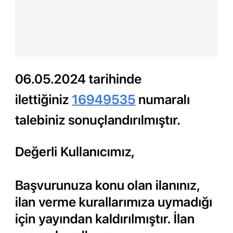 Sahibinden.com Sitesi Yayınlanmayan İlanın Parasını İade Etmiyor