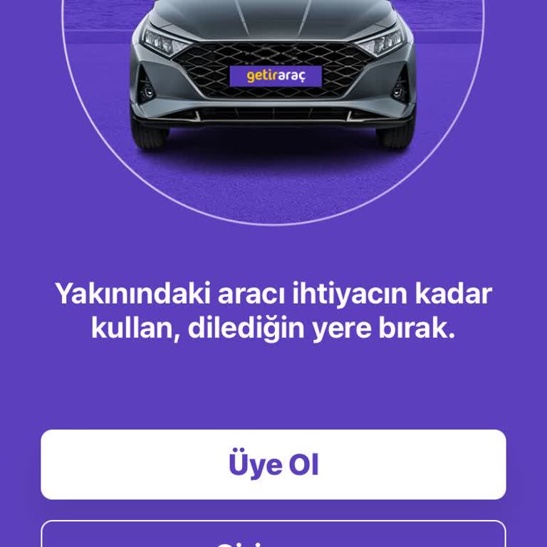 GetirAraç Hesabım Çalındı Ve Hesabı Ben Kullanmıyorum