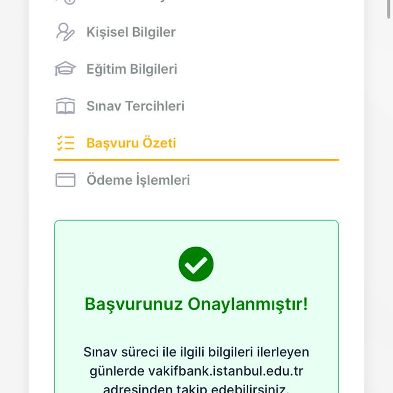 VakıfBank Sınav Belgesi