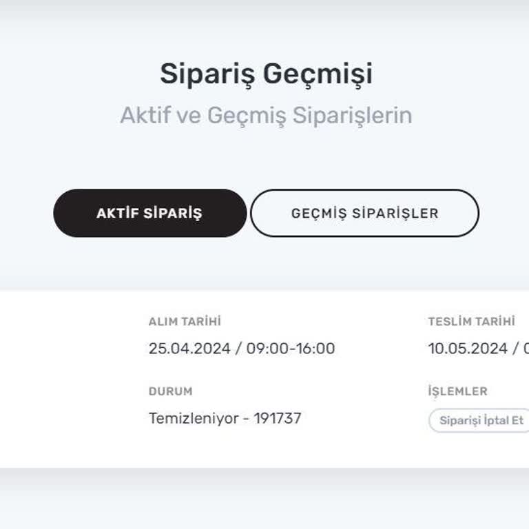 Temiz.co Siparişim 15 Gündür Temizleniyor