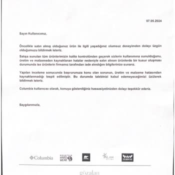 Columbia Çok Kalitesiz 6 Ayda Paramparça
