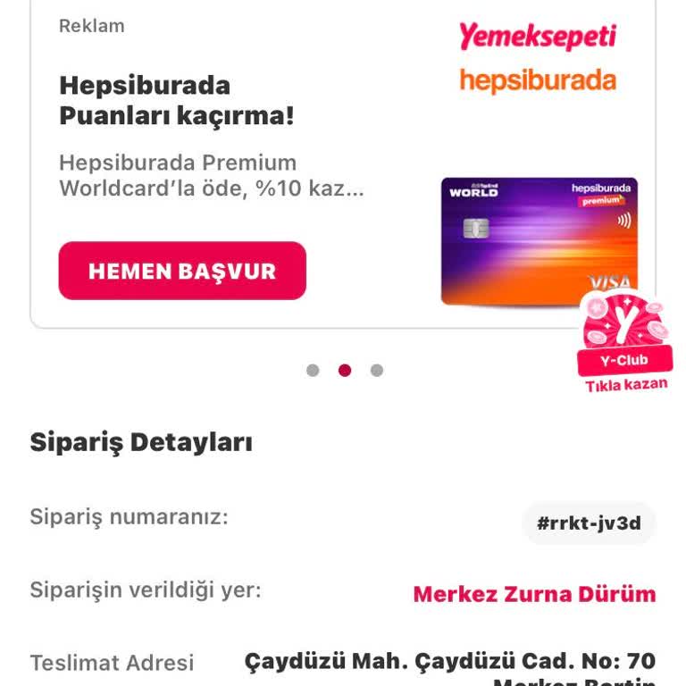 Yemek Sepeti İptal Edememe Sorunu