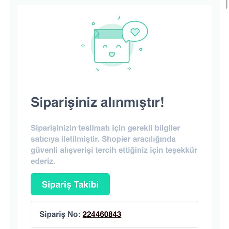 Shopier Siparişi İptal Etmek İstiyorum
