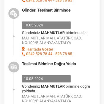 MNG Kargo Mahmutlar Alanya Şubesi