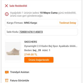 Skechers Dan Şikayetçiyim Ayakkabım Kısa Süre De Yırtıldı