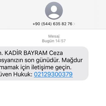Güven Hukuk (Sms) Güven Hukuk SMS