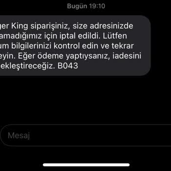 Yemeksepeti Eve Gelmeden Siparişi İptal Etti