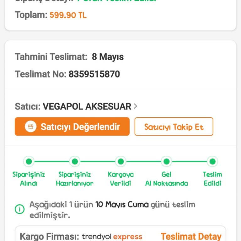 Trendyol Gel Al Noktasında Kapak Açılmadı!