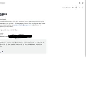 Amazon Hesabımı Gerekçe Bildirmeden Askıya Aldı
