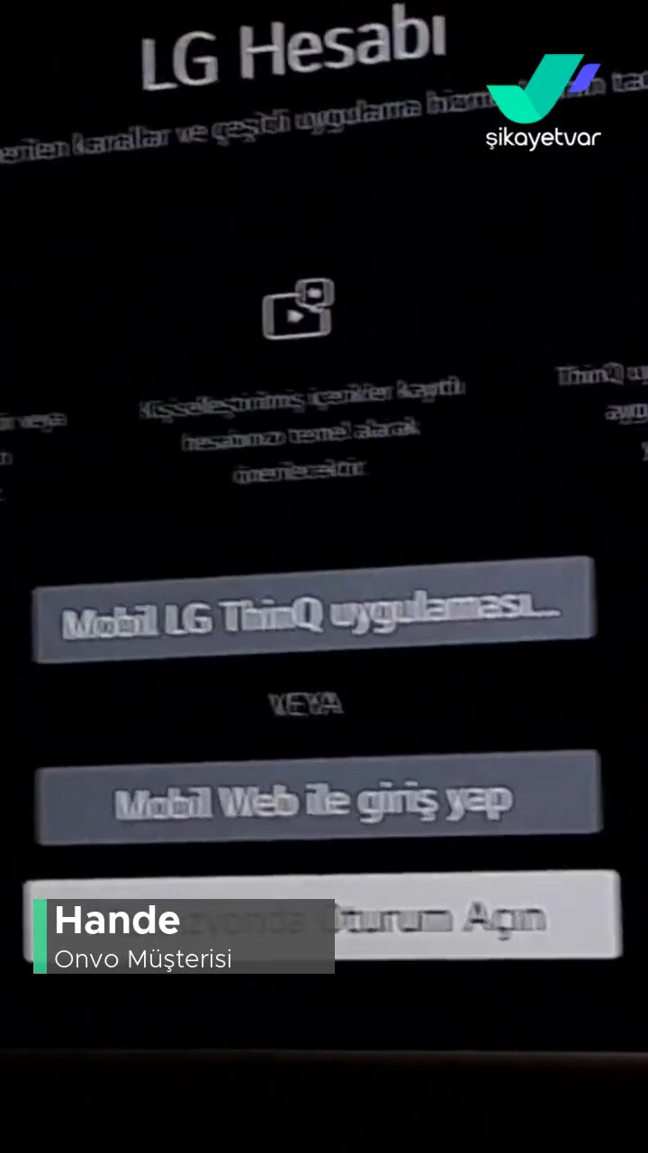 Acil Destek Onvo TV'de LG Oturumu Açılmıyor. videonun kapak resmi