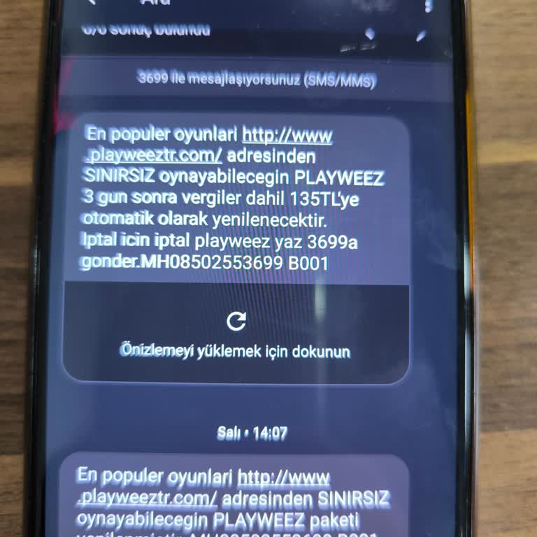 Playweez Bilgi Dışı Abonelik