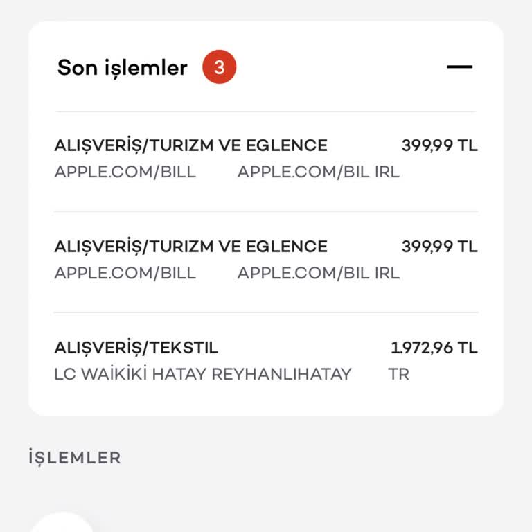 Apple/bıll Banka Hesaplarımızı Patlattı. Kafasına Göre Para Çekiyor.