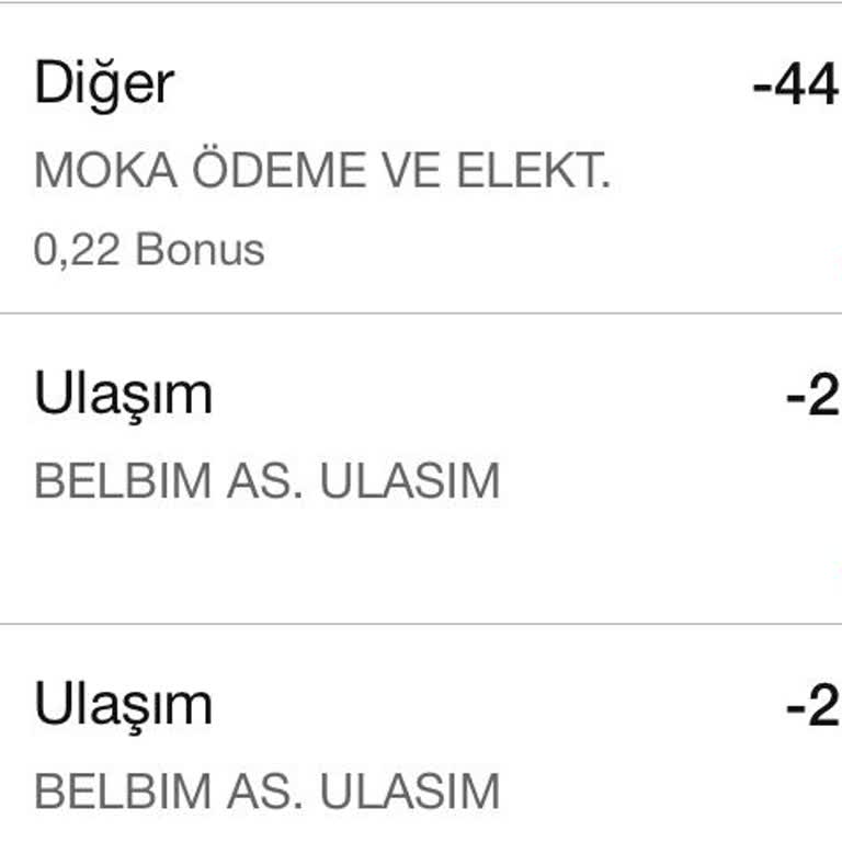 Moka 440 TL Karttan Habersiz Para Çekilmiş