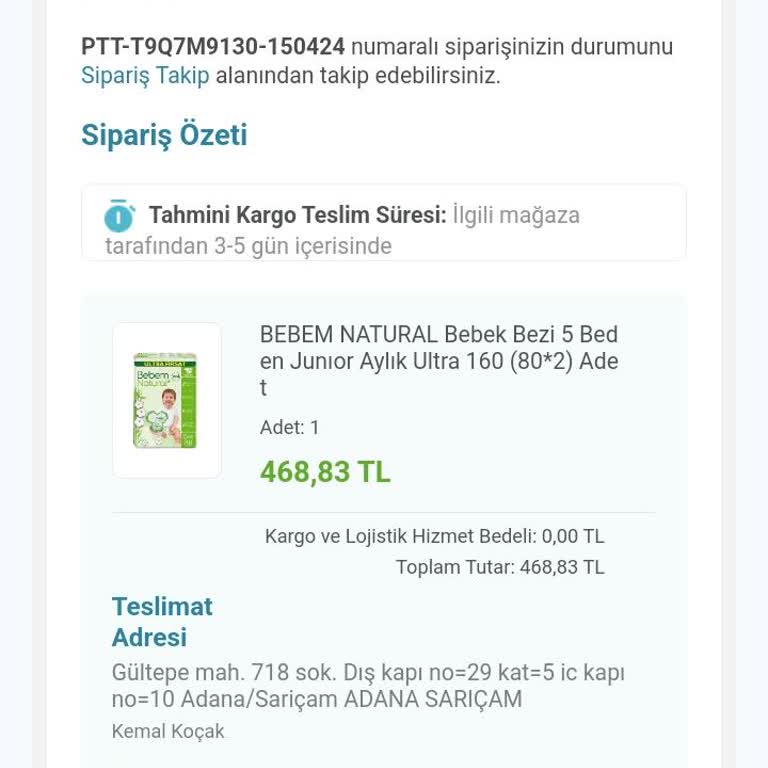 PttAVM Eksik Ürün Teslimi Ve İletişim Sorunu