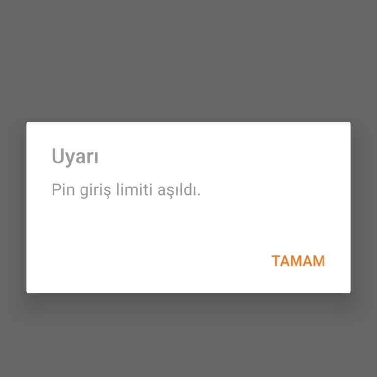 Trendyol Pin Giriş Limiti Aşıldı