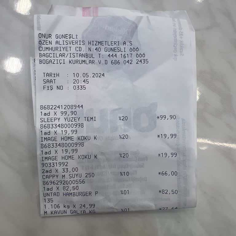 Onur Market Haksız Kazanç Metropol Kart Ekstra Para İstemesi