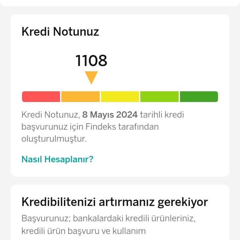 Findeks Notum 1108 Ama Neden Hala Orta Riskli Gruptayım