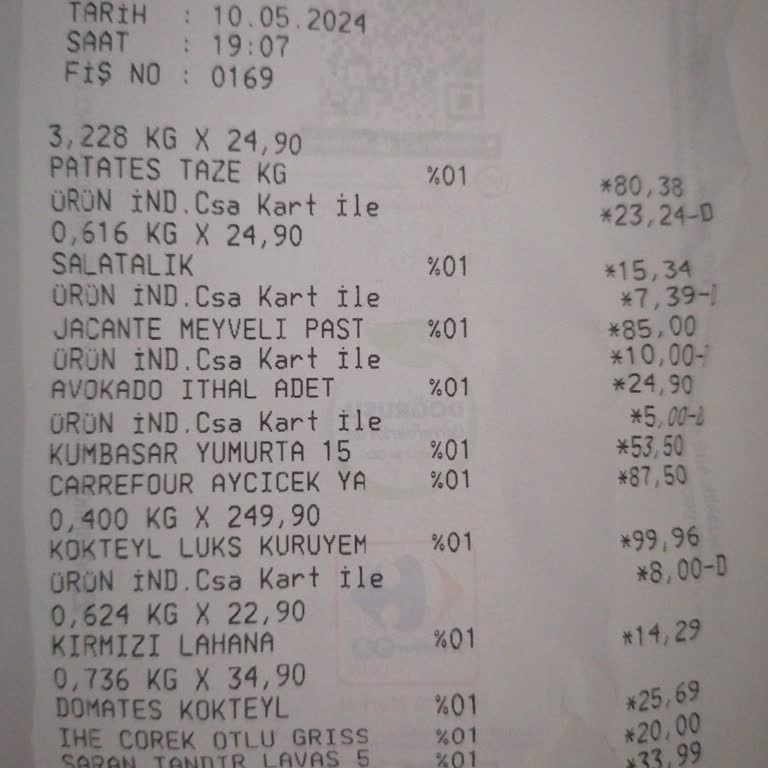 Carrefour SA Bozuk Çıkan Pasta