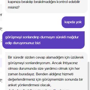 Getir Müşteri Hizmetlerinin Aşırı Umursamazlığı