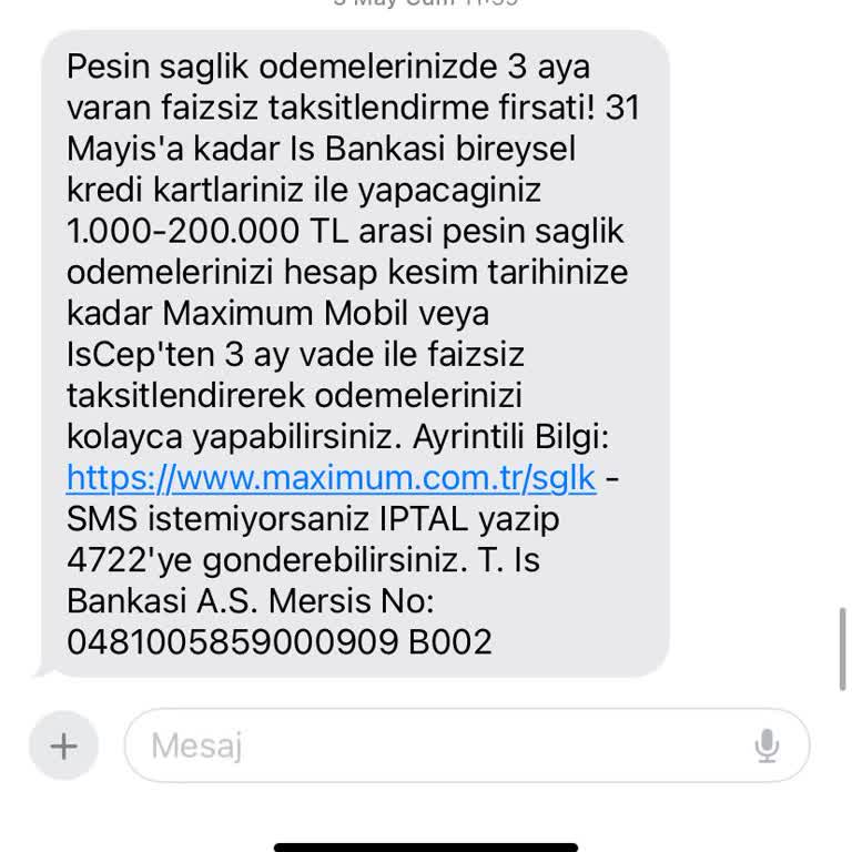 İş Bankası Kredi Kartı Sağlık Harcamaları