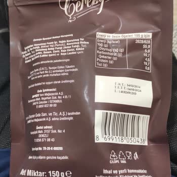 Çerezya Spesiyal Kuruyemiş Bayat Ve Acımış.