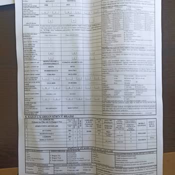 Türkiye Sigorta 16 Y 9000 Plaka Araç