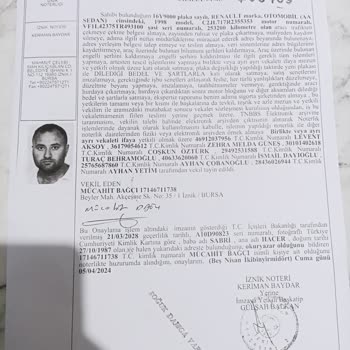 Türkiye Sigorta 16 Y 9000 Plaka Araç
