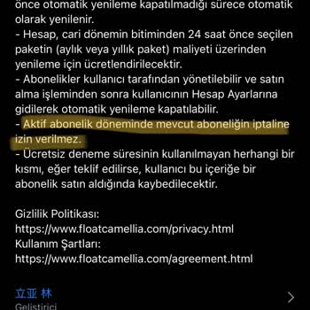 PrettyUp Ücret İadesi İstiyorum!