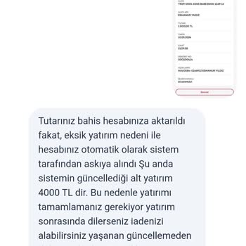 Betsl0 Para İadesi İstiyorum