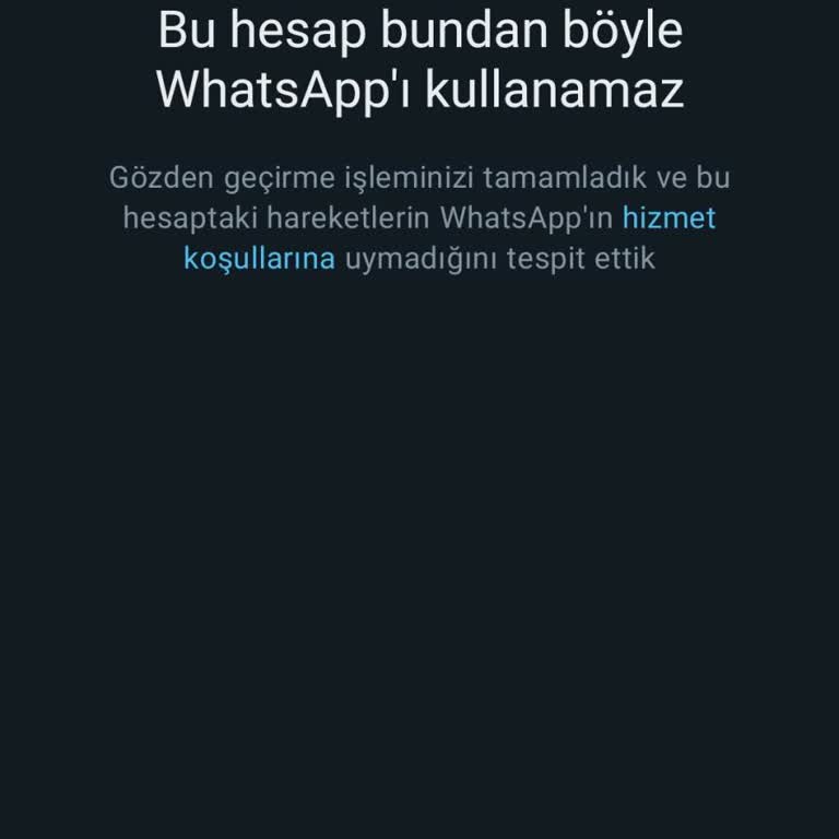 WhatsApp Yasağının Kalkması