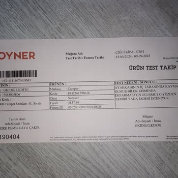 Boyner Camper Pişmanlıktır Yardımcı Olmuyor