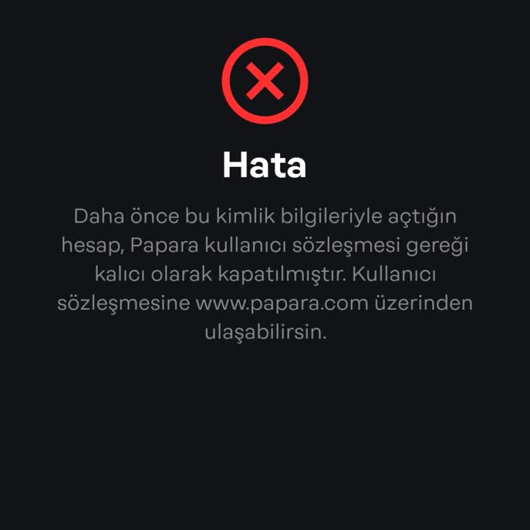 Papara'ma Giriş Yapamıyorum