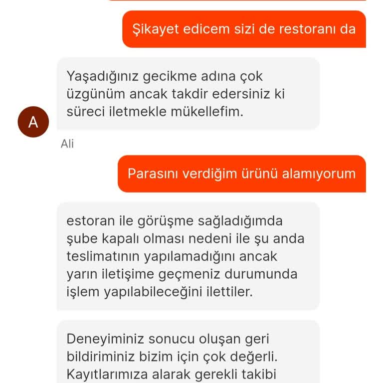 Migros Yemek Paramı İade Etmiyor