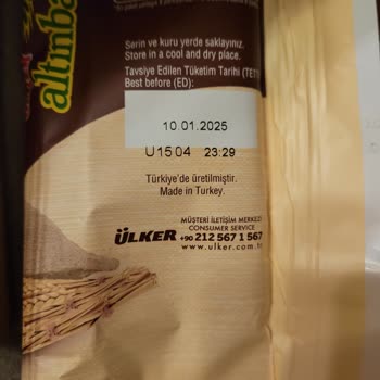 Ülker Altınbaşak Grissini Ürünü Üzerindeki Anlamsız Lekeler Küf Mü?
