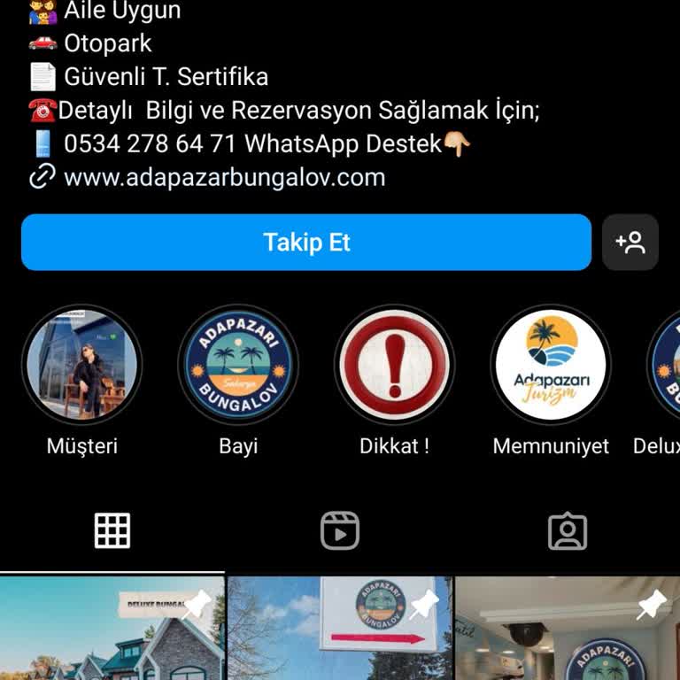 Adapazarı Bungalov Geri Dönüş Sağlanmadı