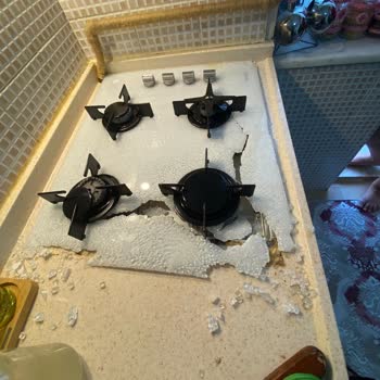 Arçelik Ocak Cam Patlaması