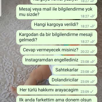 By Zehra Türk İnternet Butiğinden Ürün Gönderimi Şikayeti
