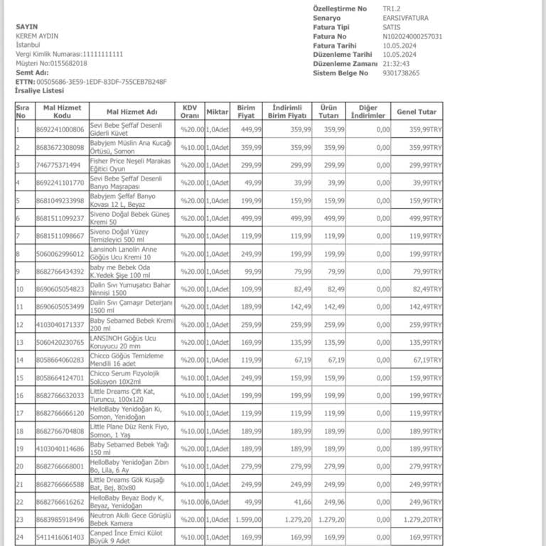 Ebebek Word Kart 6 Taksit Demesine Rağmen Bölmüyor