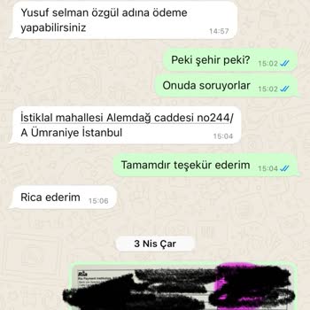Yusem Tesettür Buradan Sipariş Vermeden Önce 1 Kere Daha Düşün Ve Araştırın Derim 😡