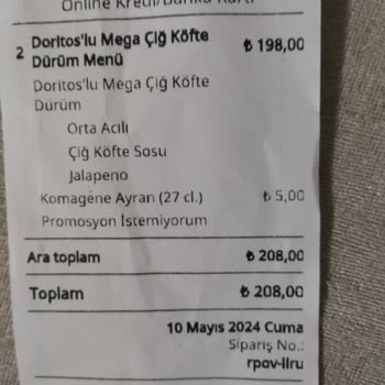 Yemek Sepeti Komagene.