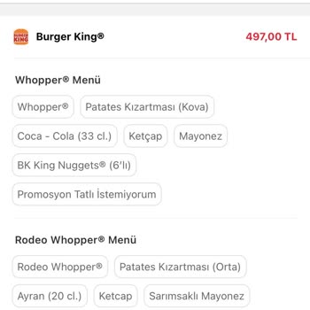 Burger King Kavacık Ve Tıkla Gelsin Fiyaskosu