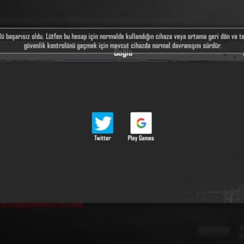PUBG (Pubgmobile.com) Güvenlik Nedeniyle Hiçbir Şey Değiştiremiyorum