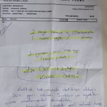 Doğrucan Mobilya Tam Bir Hayal Kırıklığı. Ücret İadesi İstiyorum.