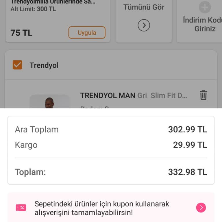 Trendyolmilla Uygulama Hatası Veriyor