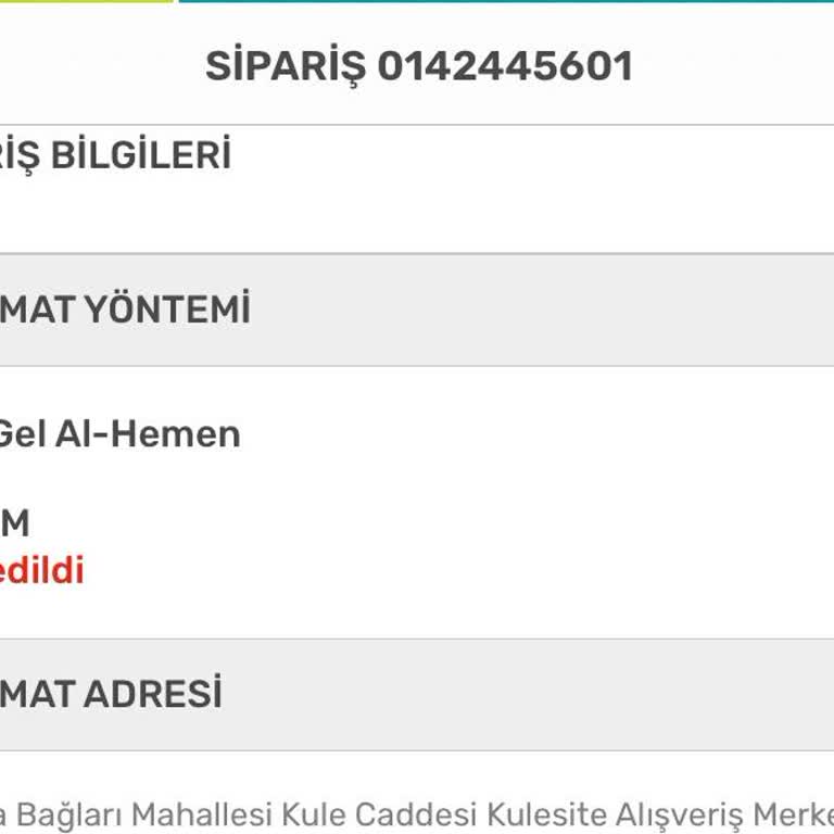 Watsons Puan İademi İstiyorum